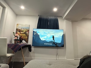 1 dormitorio, tabla de planchar con plancha, cuna de viaje y wifi gratis