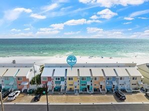 On the beach - 2bd/2.5ba Gulf Front Townhome Near Pier Park! Gulf Views! Beach Access! (Panama City Beach)