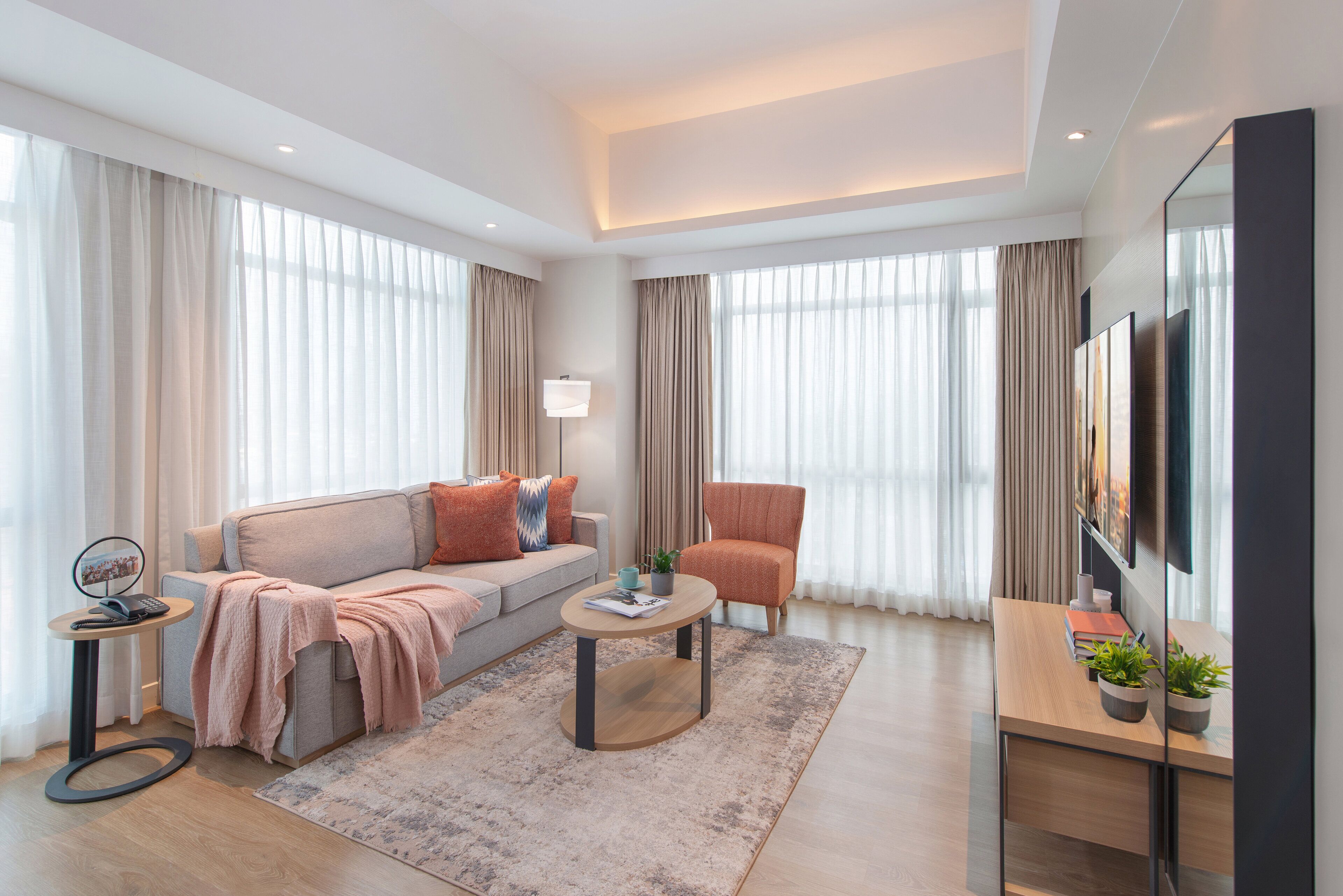 Superior Room (One Bedroom Premier) | In-room safe, desk, laptop workspace, blackout drapes