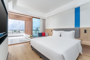 Suite, 2 habitaciones | Ropa de cama de alta calidad y edredones de plumas
