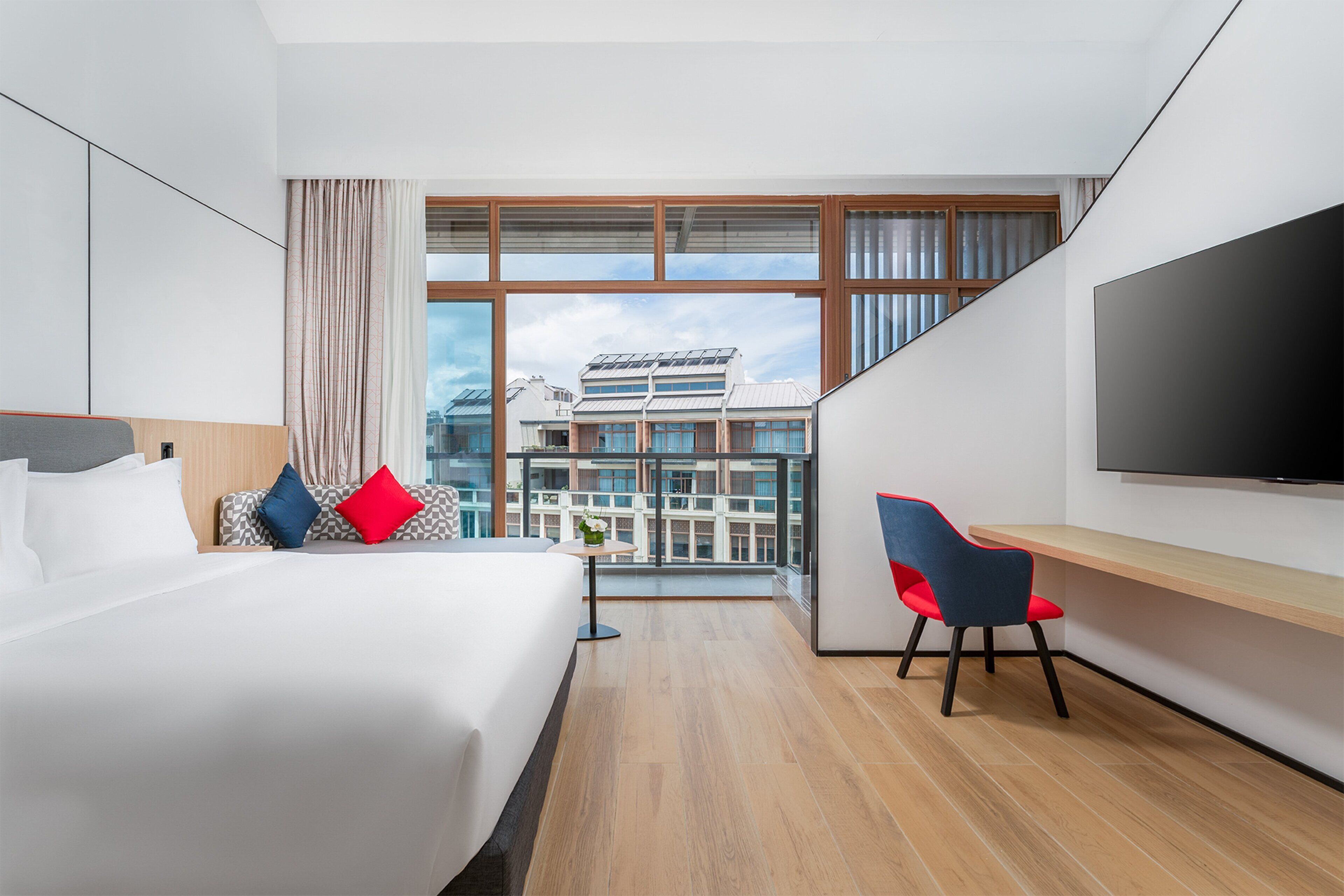 Suíte, 2 quartos | Roupas de cama premium, edredons de pluma