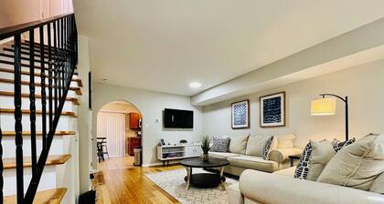 Modern Townhome w/ Balcony • Walk to FUSE Stadium