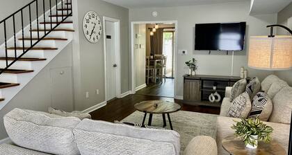 Modern Townhome w/ Balcony • Walk to FUSE Stadium