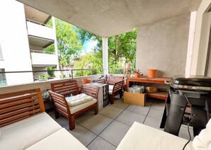 Apartment, 1 Queen-Bett und Schlafsofa | Unterkunftsgelände