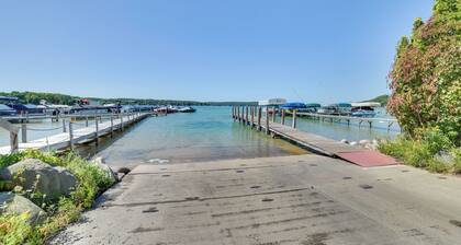 Walloon Lake Getaway w/ Fire Pit - Walk to Water!