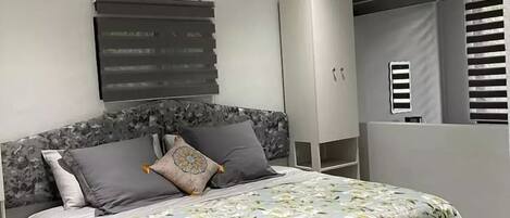 1 soverom, strykejern/-brett, wi-fi og sengetøy