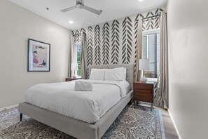 2 bedrooms, iron/ironing board, travel cot, WiFi