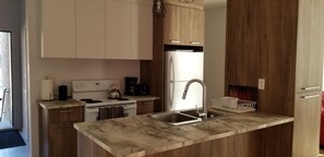 Private kitchen - Condo 10 minutes from the Mont Tremblant  ski slopes ( Pet-Friendly) (Mont-Tremblant)