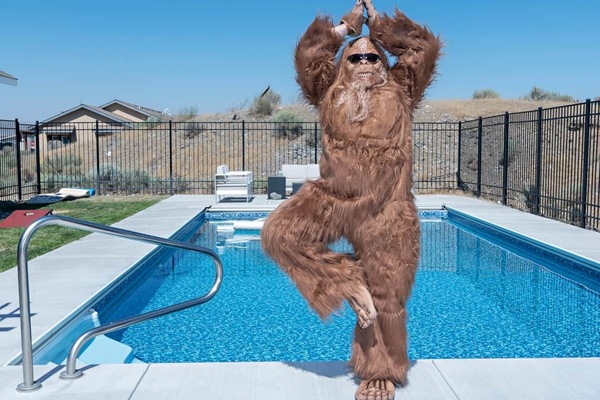 Yogo by the pool is a must!