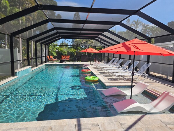 Außenpool, beheizter Pool