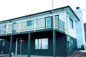 Exterior detail - Charming & Modern Lakefront Home - Lower Half - Hiking, Biking & Kayaking.  (Palmer Lake)