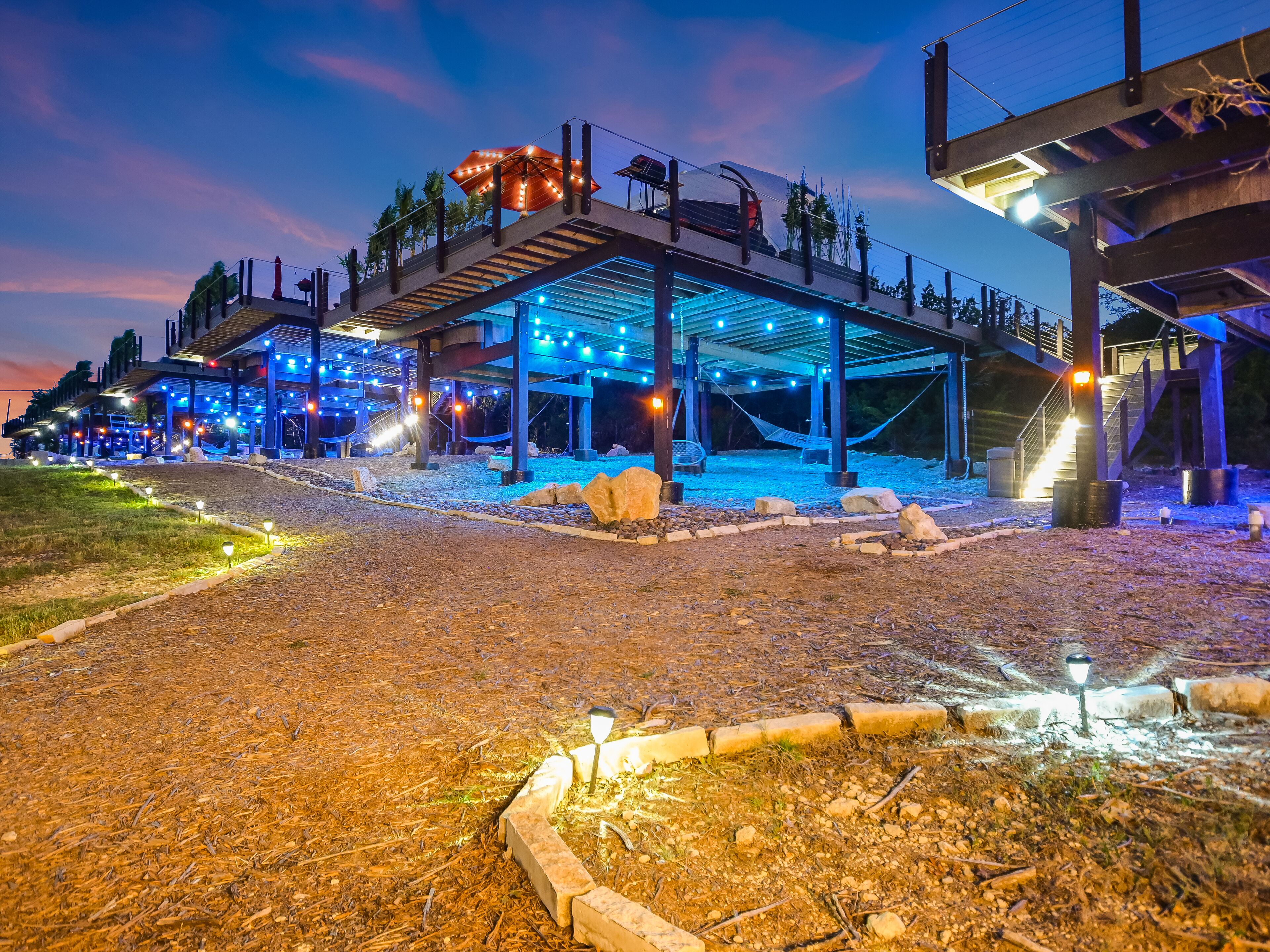 Overnattingsstedets uteområder