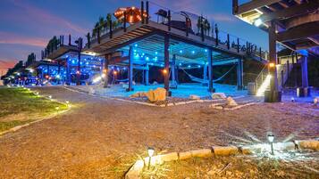 Overnattingsstedets uteområder