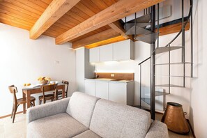 TV, fireplace - Baita Biji - Crodini Village (Piemonte)