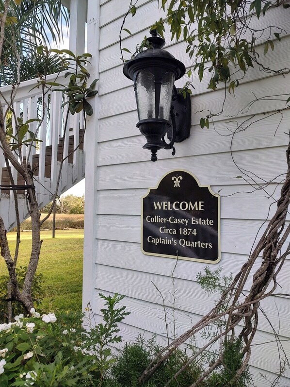 Exterior detail - The Captain's Quarters (St. Marys)