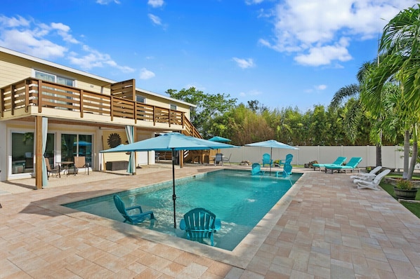 Piscine chauffée