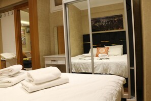 Deluxe-Suite | 1 Schlafzimmer, italienische Bettbezüge von Frette