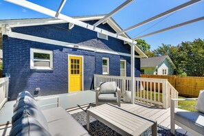 Terrace/patio - High Point Vacation Rental w/ Private Deck & Yard! (High Point)