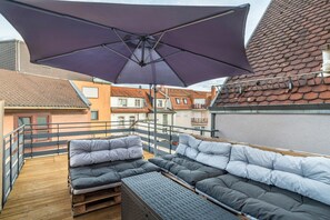 Terrace/patio - 'Unique Apartments' in Central Wiesloch with Private Terrace and Wi-Fi (Wiesloch)