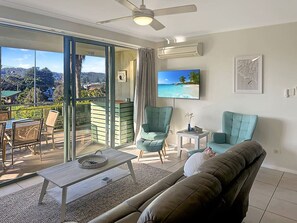 Älytelevisio, DVD-soitin, pöytätennispöytä