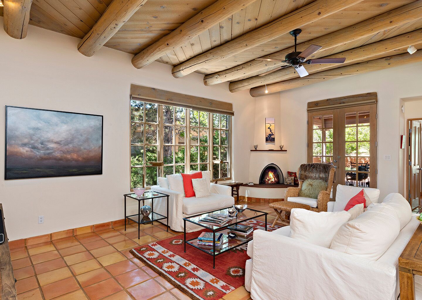 Kiva Fireplace | Private Patio | Washer/Dryer | Garage | Golf Course