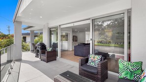Terrace/patio - Ultimate Nelson Bay Holiday Home - Walk to Little Beach (Nelson Bay)