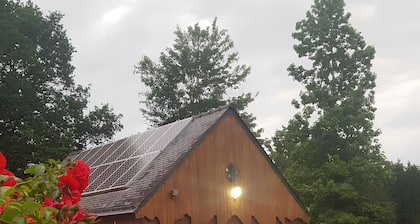 Chalet 'Le Ty Gßte - Sud Morbihan' avec terrasse privée, Wi-Fi et climatisation