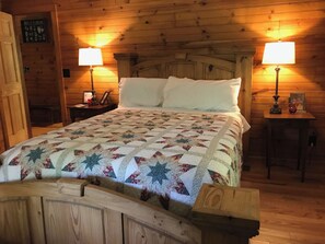 4 bedrooms, free WiFi, bed sheets - Charming Blue Ridge Cabin w/ Private Pond & Waterfall | Deer Haven by AvantStay (Saluda)