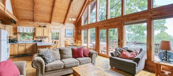 Hot Tub, Fire Pit, Grill, Foosball | Incredible View | Mountain Gem by AvantStay