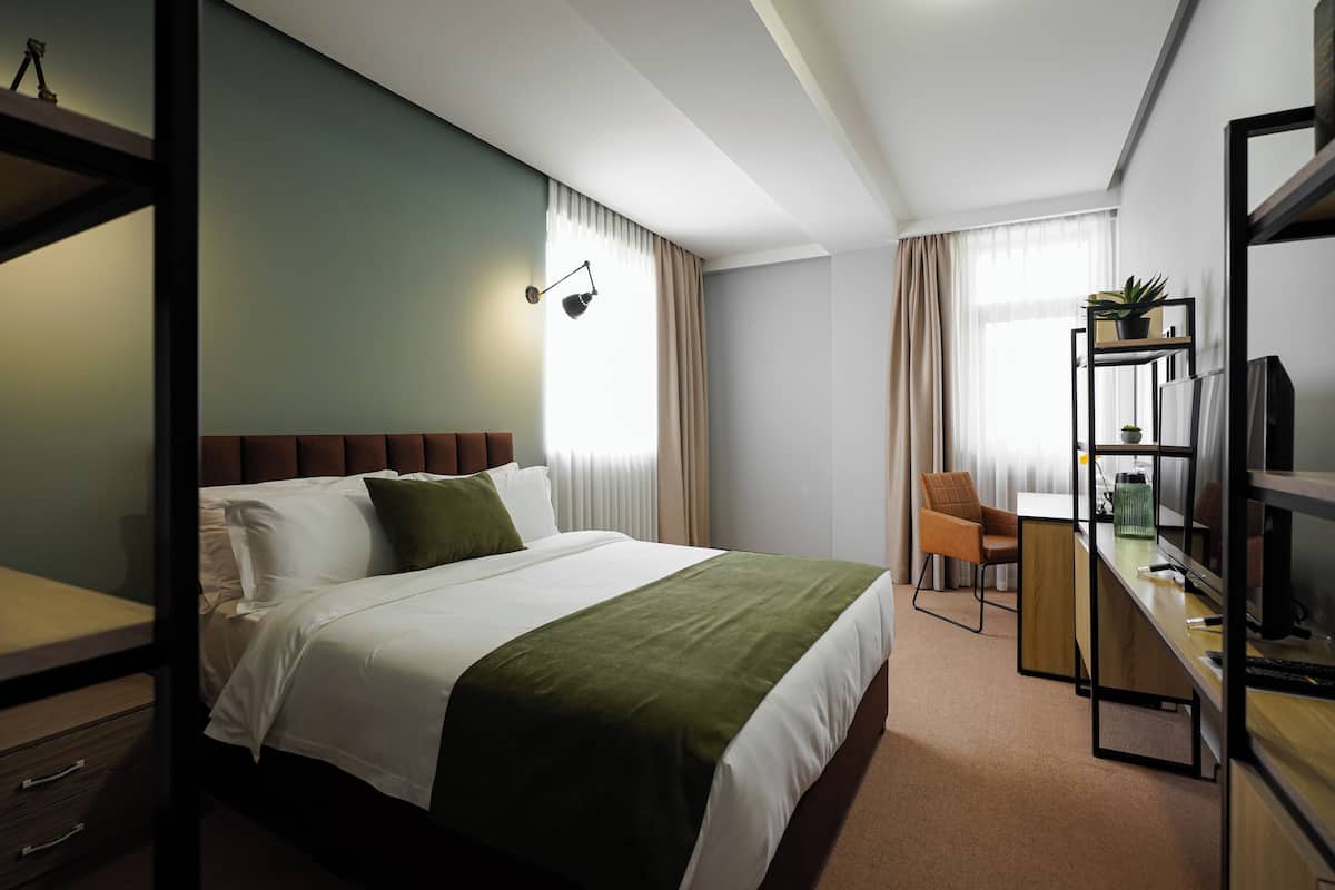 Signature Suite | 2 bilik tidur, peralatan tempat tidur premium, bar mini