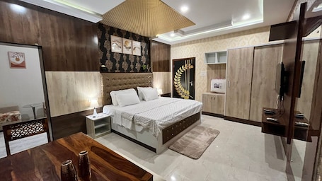 总统套房 | 1 多间卧室、办公桌、隔音、免费 WiFi