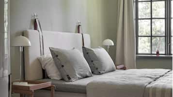 Signature Double Room, Private Bathroom, Garden View | Egyptian cotton sheets, premium bedding, down duvets