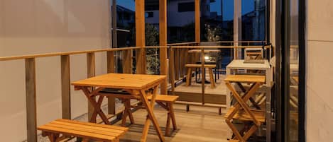 Chambre Double Standard, 1 lit double, non-fumeurs | Terrasse/Patio
