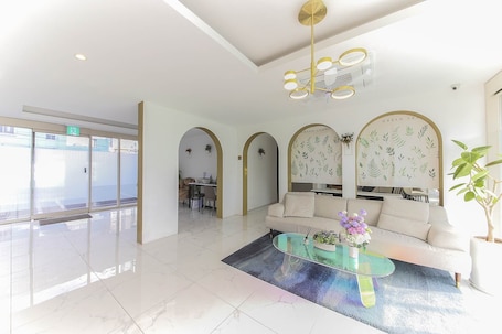 Lobby sitting area