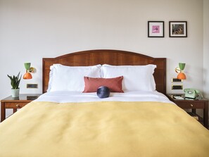 Premium bedding, down duvets, in-room safe, desk