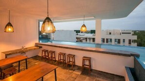 Outdoor dining - Bright, Comfy and Good Location Studio in Tulum (Tulum)