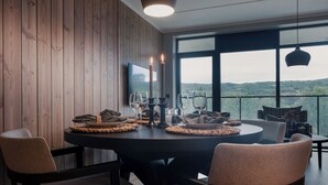 Spiseområde på rommet