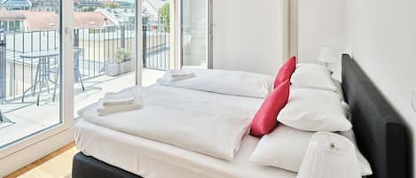 Deluxe appartement | 2 slaapkamers, geluiddichte muren, een strijkplank/strijkijzer