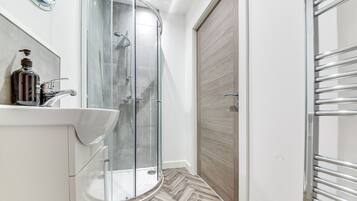 Shower, hair dryer