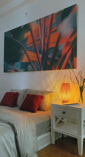 2 habitaciones, cuna de viaje, wifi y ropa de cama 