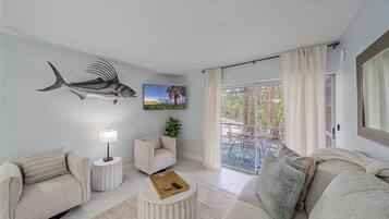 Condo, 2 Bedrooms | Living area | Smart TV
