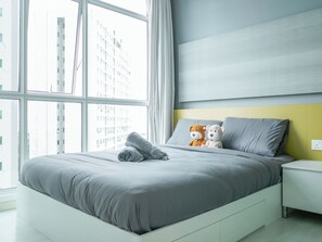1 habitación, tabla de planchar con plancha y wifi 