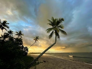 On the beach, sun-loungers, beach umbrellas, beach towels - Auka Boipeba (Cairu)