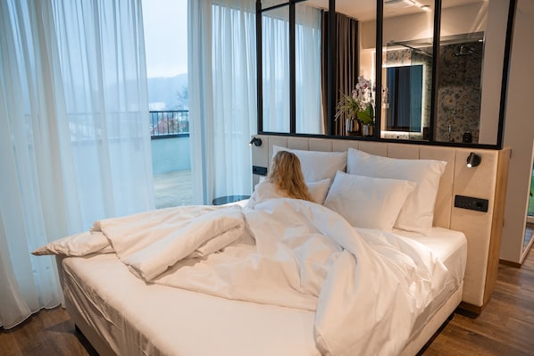 Junior Suite | In-room safe, desk, free WiFi, bed sheets - Hotel Lonca (Skofja Loka)