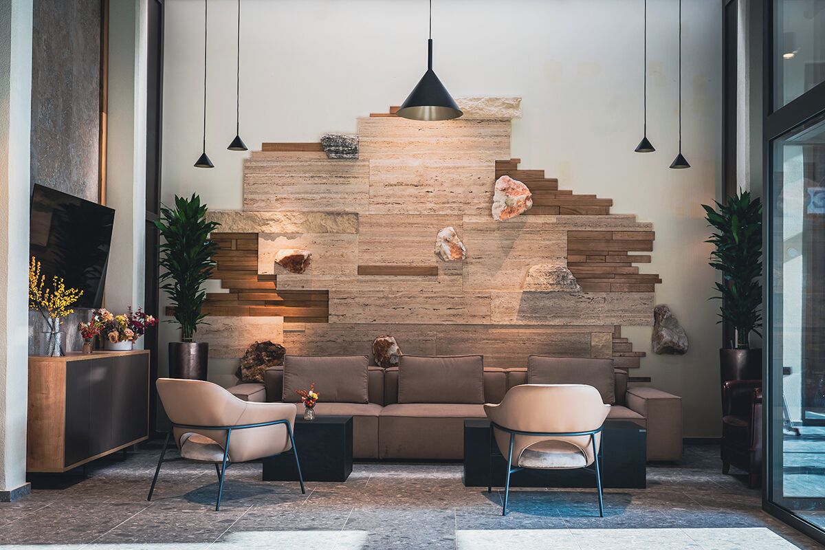 Sala de estar en el lobby