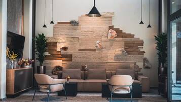 Sala de estar en el lobby