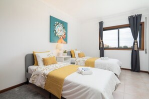 2 bedrooms, iron/ironing board, travel crib, WiFi