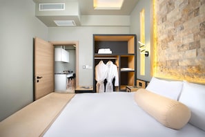 Room Number: 203 | 1 bedroom, memory foam beds, blackout drapes, soundproofing