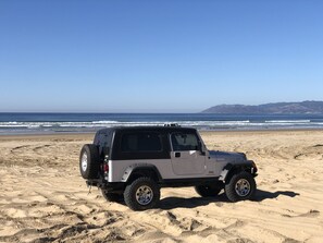 Beach - Near Monarch Butterfly Preserve, Sand Dunes and Pacific Ocean (Grover Beach)