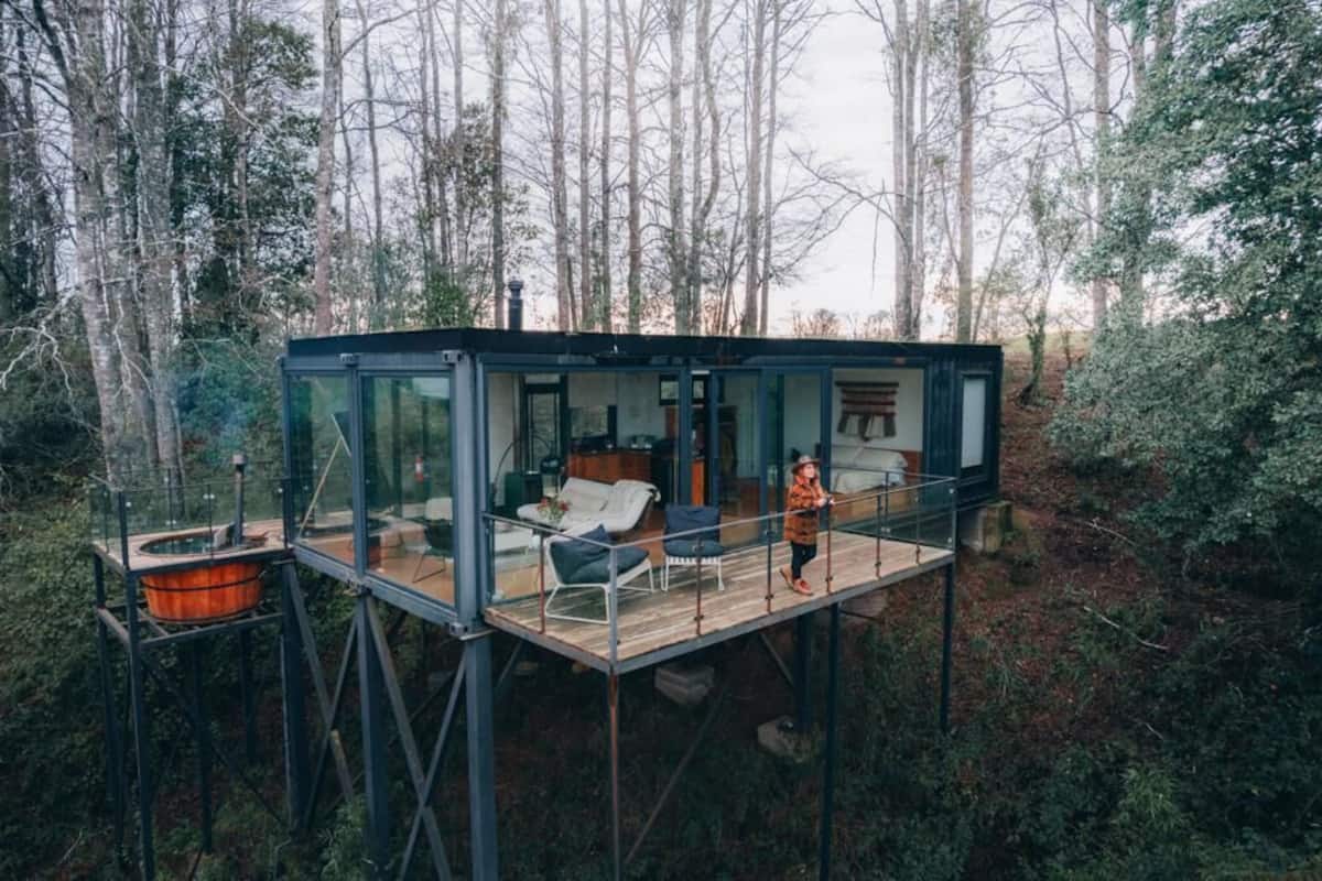 Honeymoon Cabin | Terrace/patio